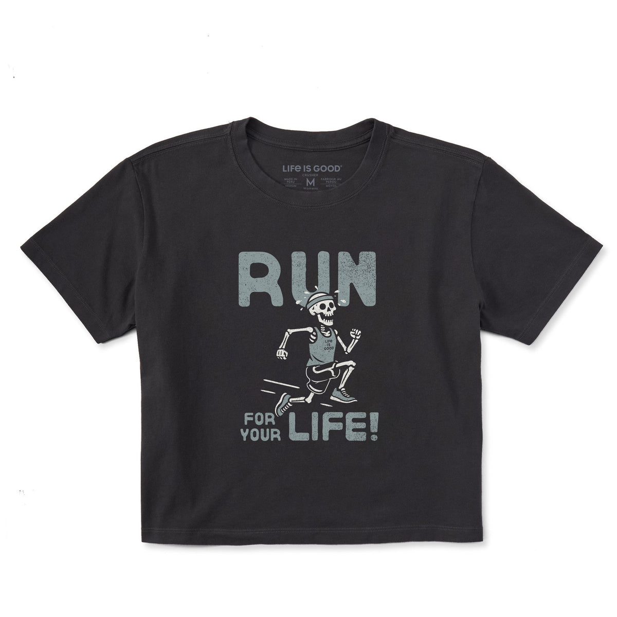 Women's Run for your Life! Short Sleeve Crusher Boxy Tee product image 1