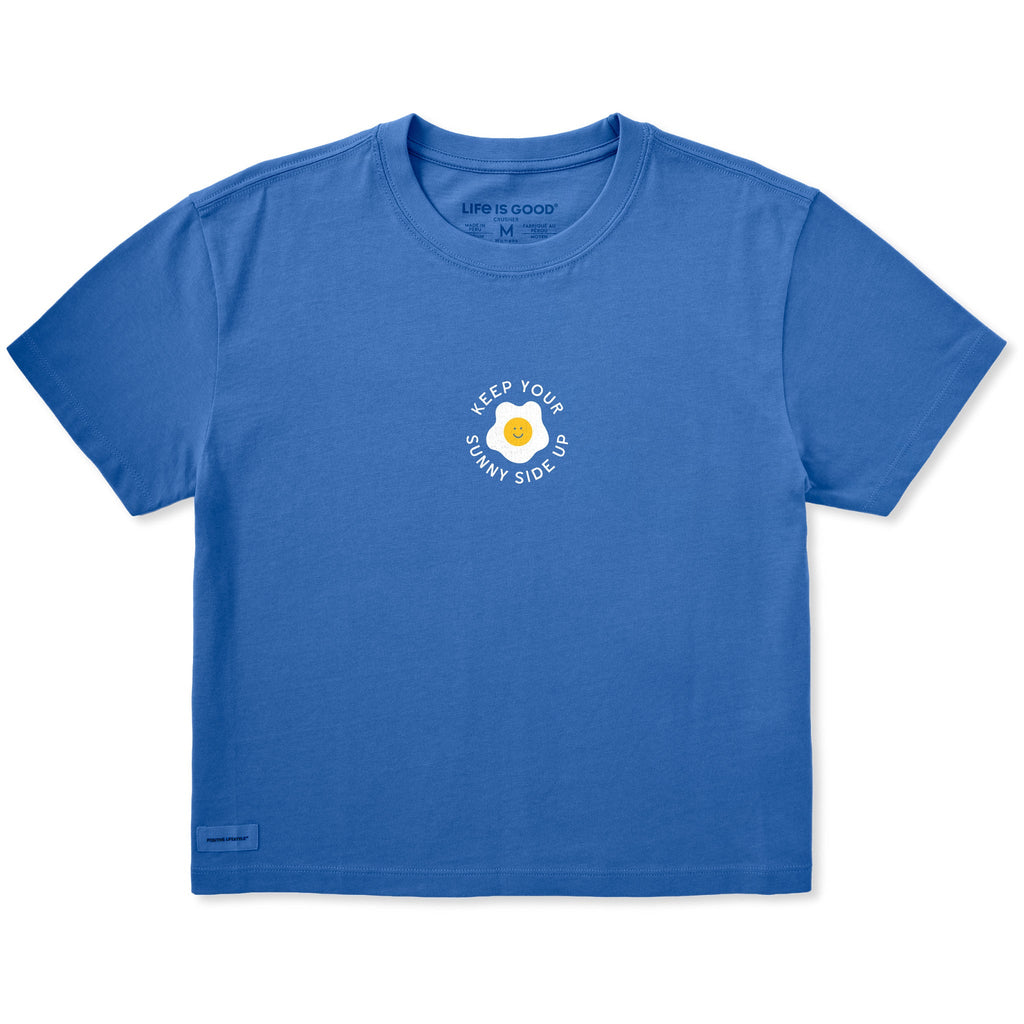 Women's Keep Your Sunny Side Egg Up Short Sleeve Crusher product image 1