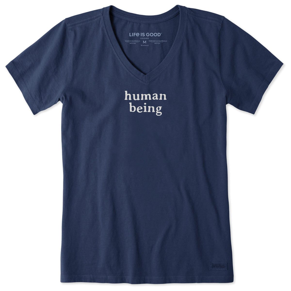 Women's human being Short Sleeve Crusher Vee product image 1