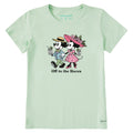 Women's Off to the Races Short Sleeve Crusher Tee