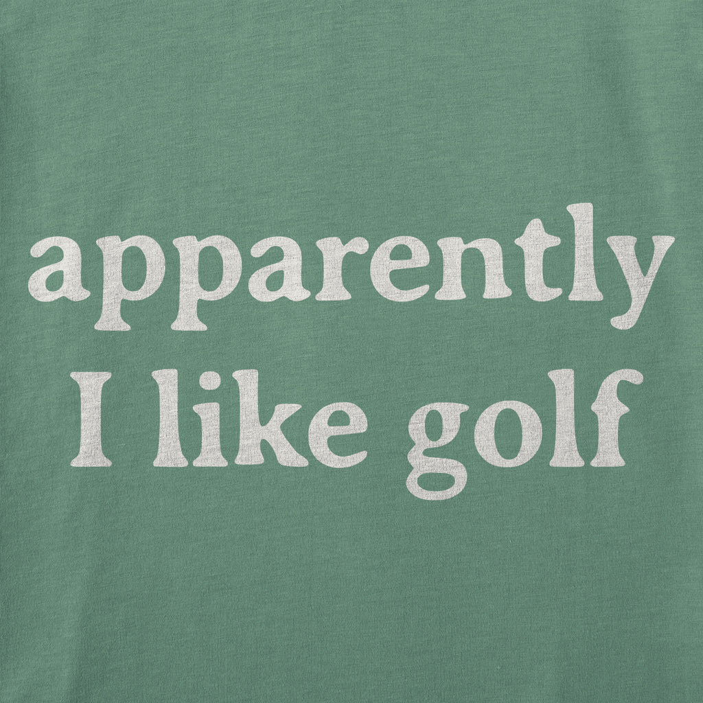 Women's Apparently I Like Golf Short Sleeve Crusher Tee product image 2