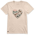Women's Canadian Heart Short Sleeve Crusher Tee product image 1