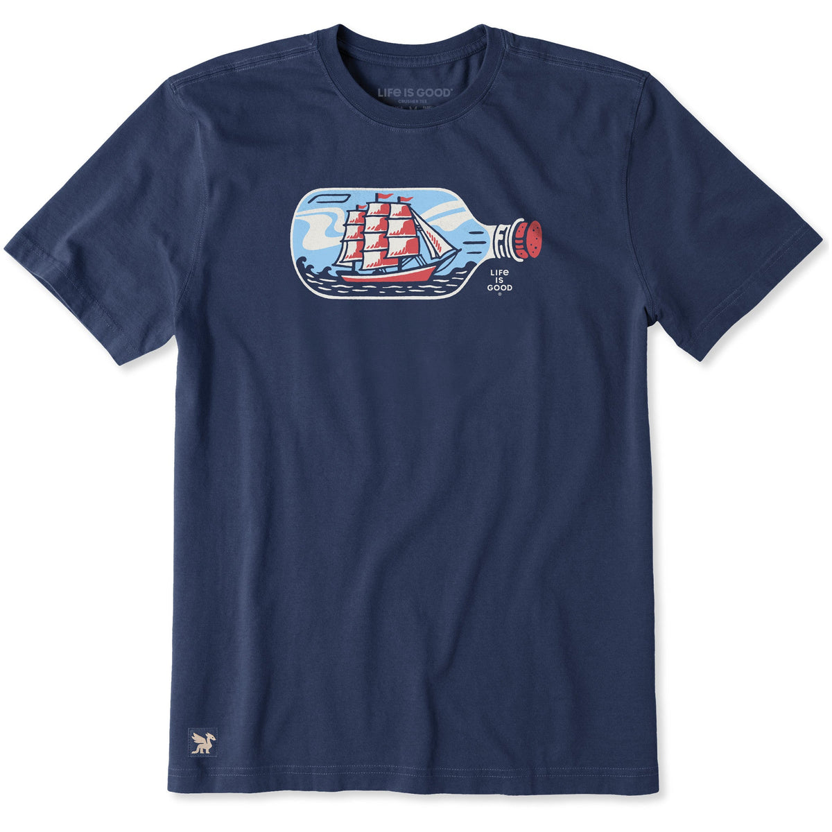 Men's Lil' Ship in a Bottle Short Sleeve Tee product image 1
