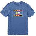 Men's Nautical Flags Short Sleeve Crusher Tee product image 1