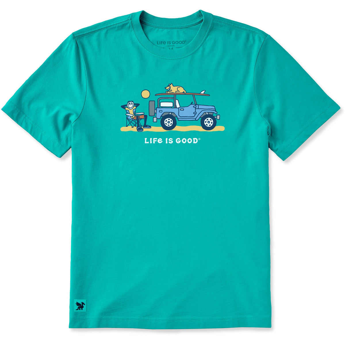 Men's Jake Rocket Surfboard Chillin Short Sleeve Crusher Tee product image 1