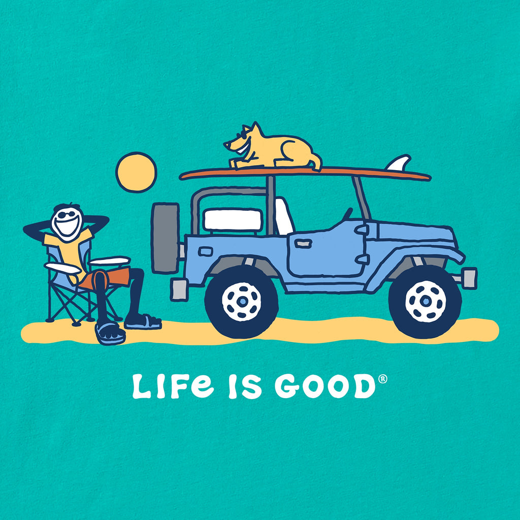 Men's Jake Rocket Surfboard Chillin Short Sleeve Crusher Tee product image 2