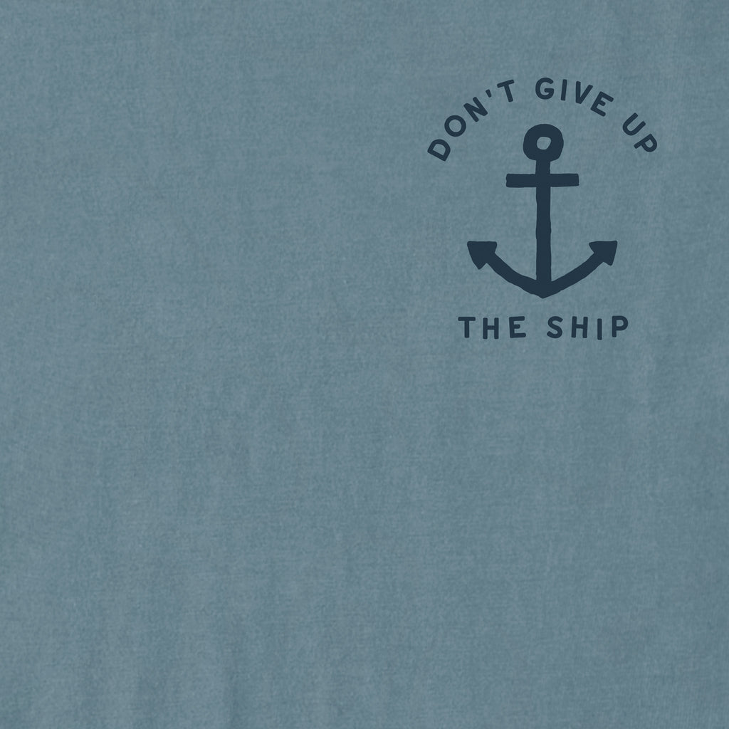 Men's Don't Give Up the Ship Anchor Short Sleeve Crusher Tee product image 2
