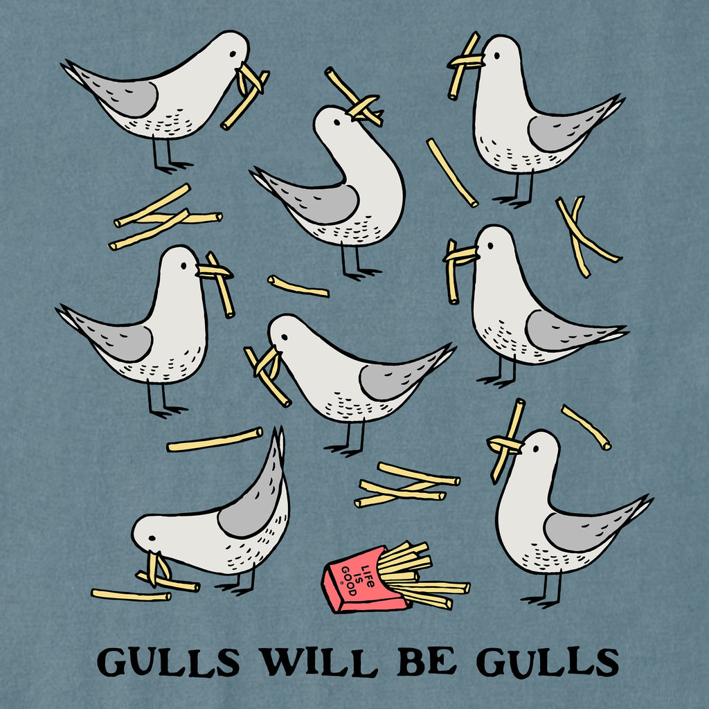 Men's Gulls Will Be Short Sleeve Crusher Tee product image 2