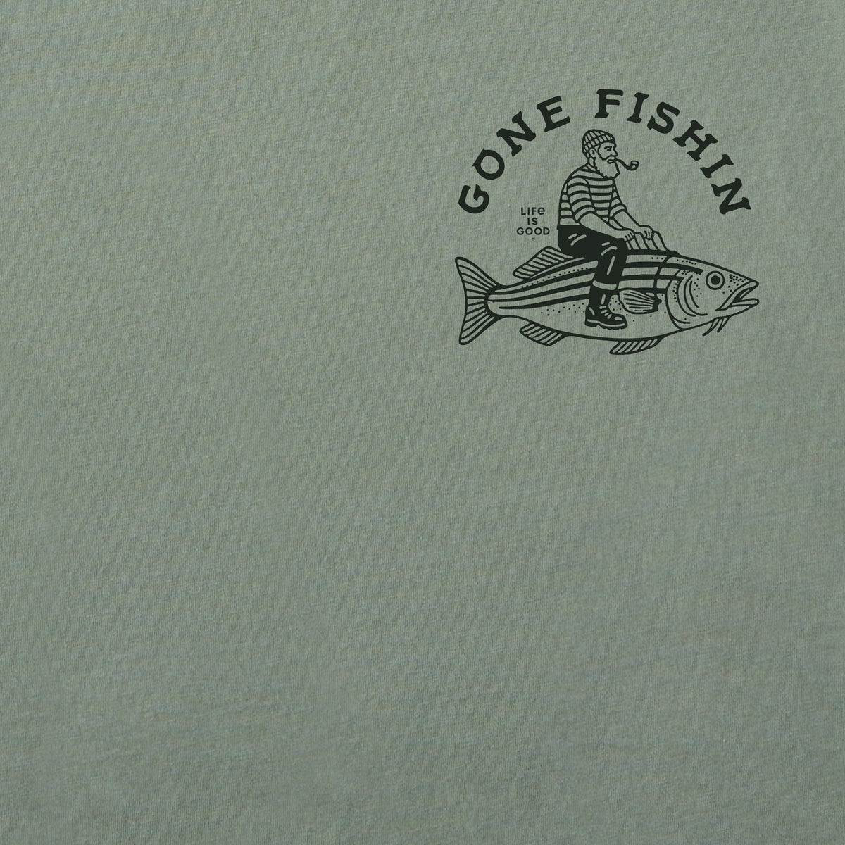 Men's Gone Fishin Sailor Short Sleeve Crusher Tee product image 2