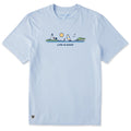 Men's Sailboat Lighthouse Vista Short Sleeve Crusher Tee product image 1