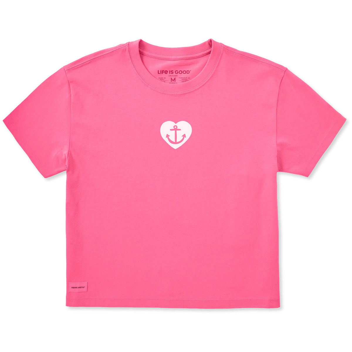 Women's Anchor Heart Short Sleeve Crusher Boxy Tee product image 1