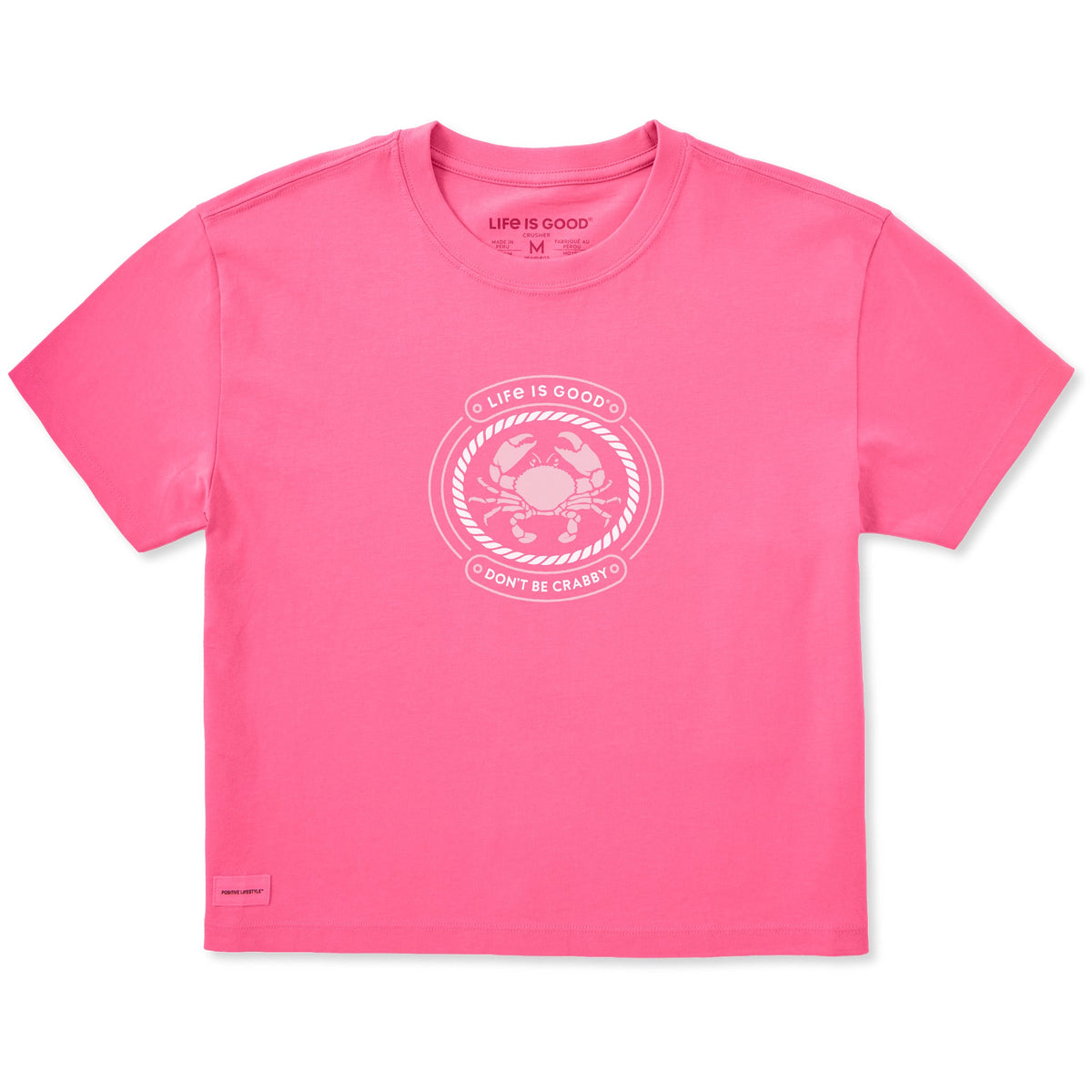 Women's Don't Be Crabby Crab Short Sleeve Crusher Boxy Tee product image 1