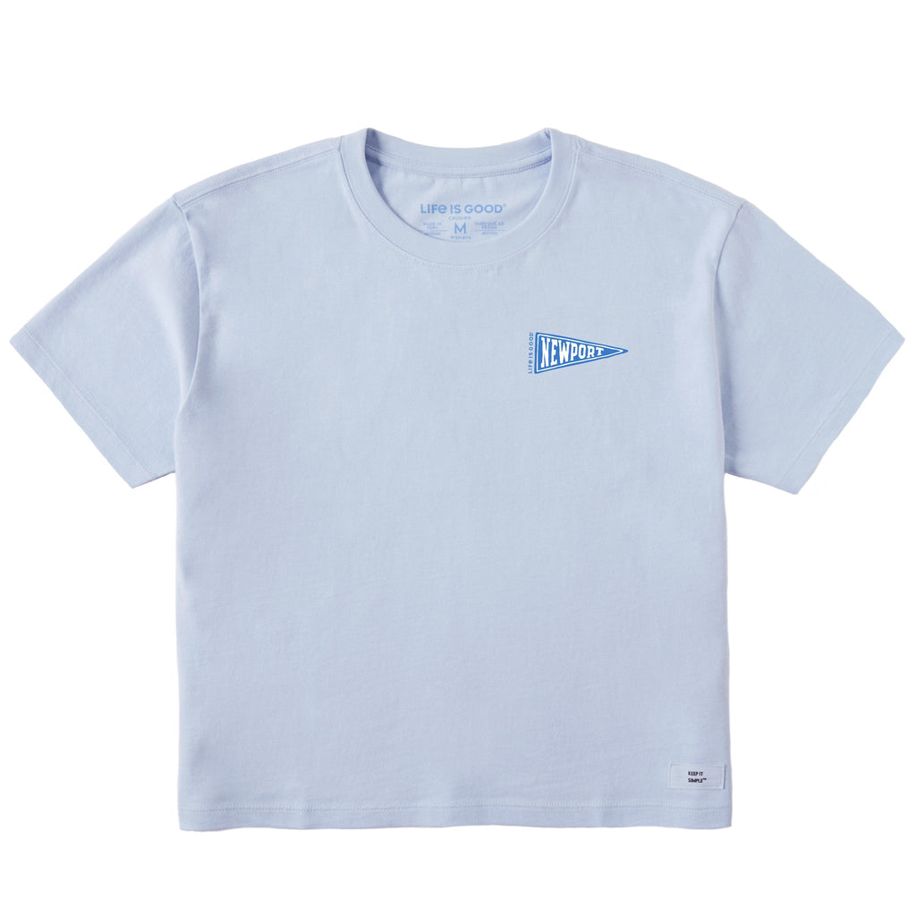 Women's Newport Pennant Short Sleeve Crusher Boxy Tee product image 1