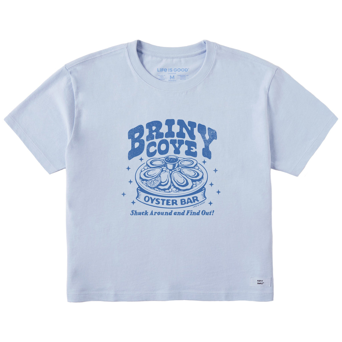 Women's Briny Cove Oyster Bar Short Sleeve Crusher Boxy Tee product image 1