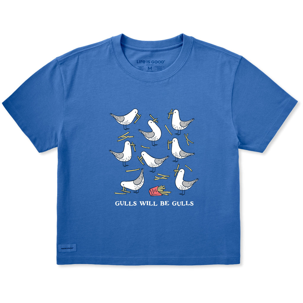 Women's Gulls Will Be Short Sleeve Crusher Boxy Tee product image 1