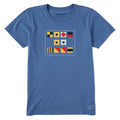 Women's Nautical Flags Short Sleeve Crusher Tee product image 1