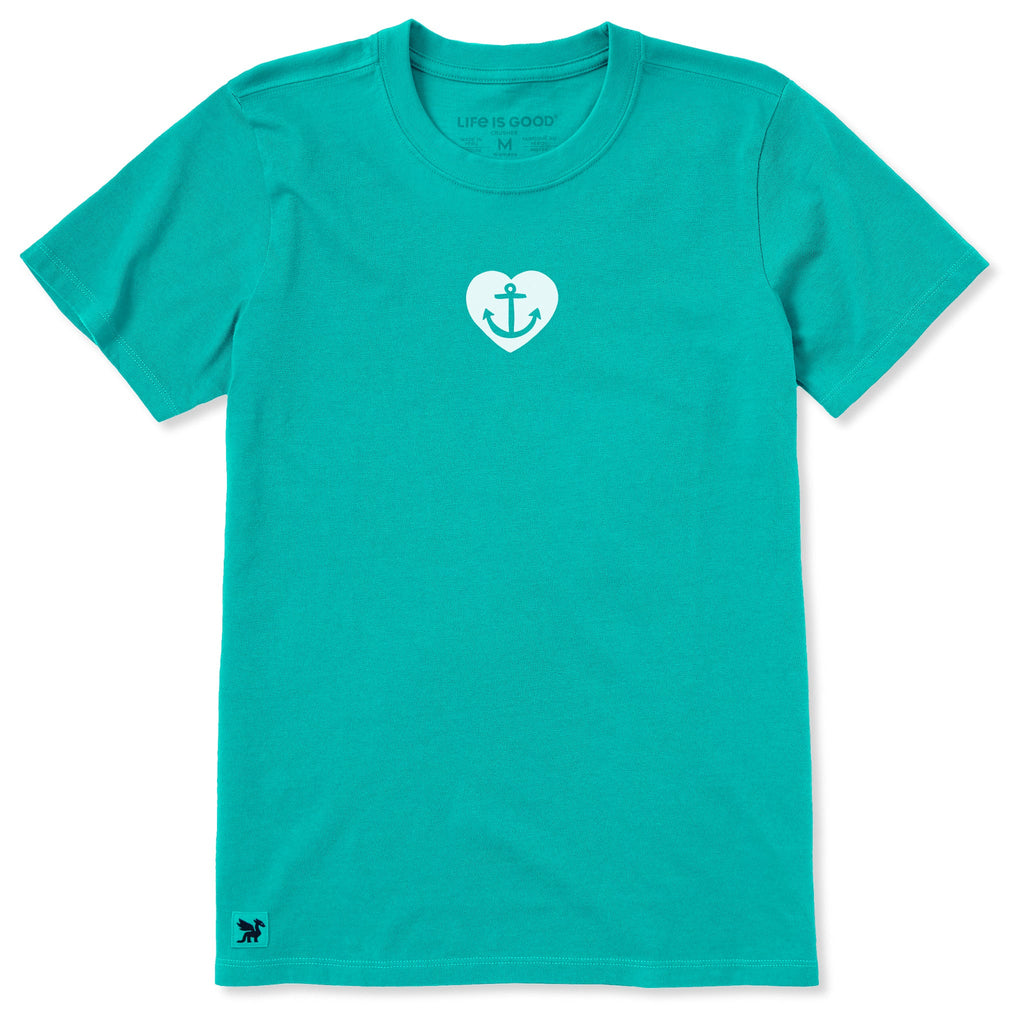 Women's Anchor Heart Short Sleeve Crusher Tee product image 1