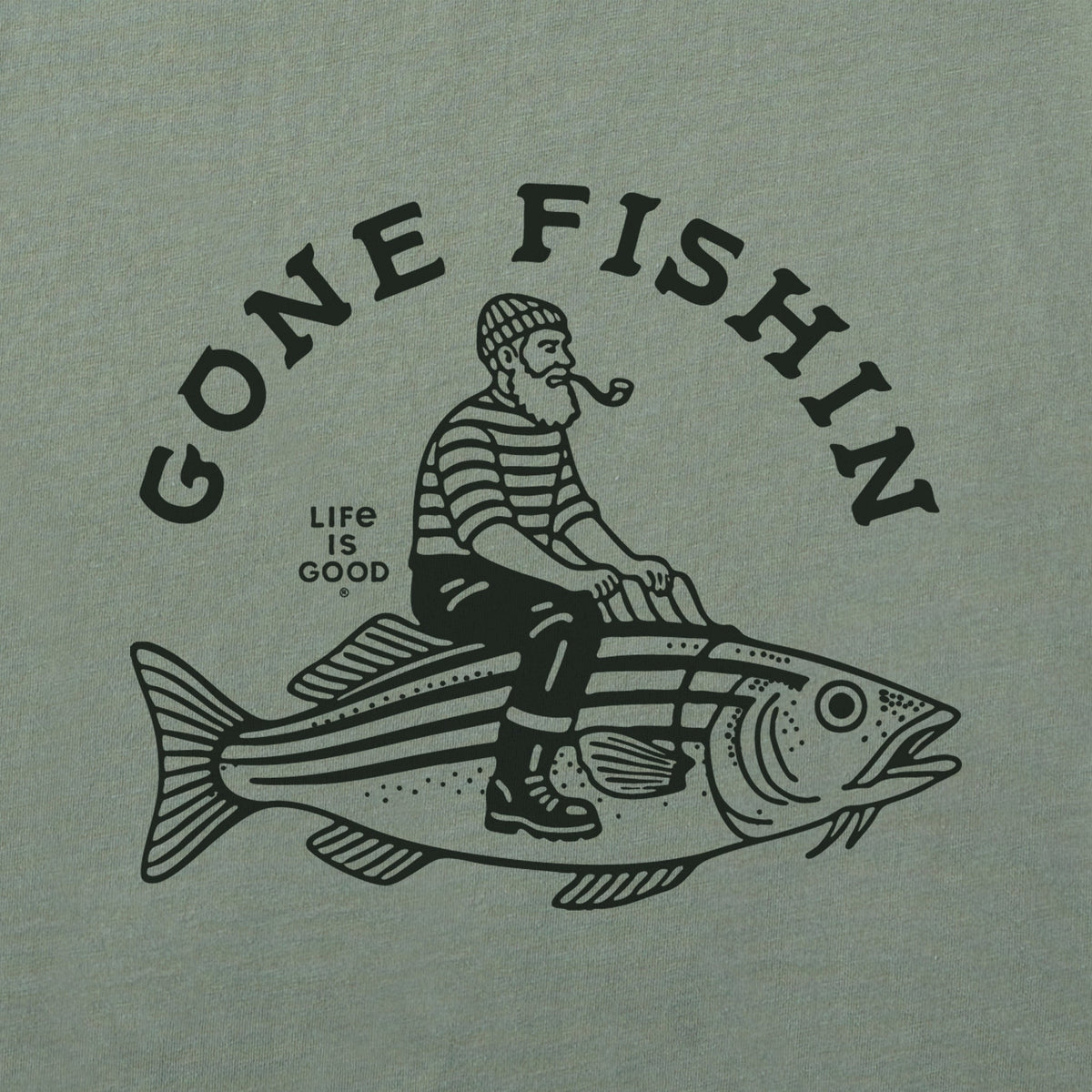 Women's Gone Fishin Sailor Short Sleeve Crusher Tee product image 2