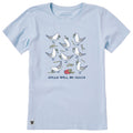 Women's Gulls Will Be Short Sleeve Crusher Tee product image 1