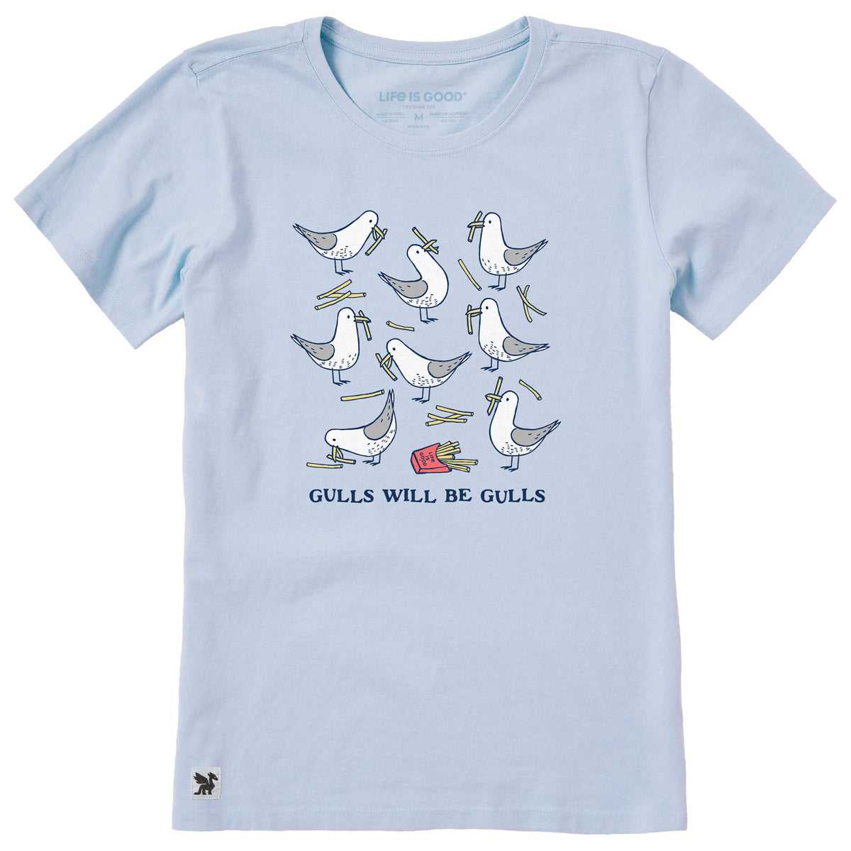 Women's Gulls Will Be Short Sleeve Crusher Tee product image 1