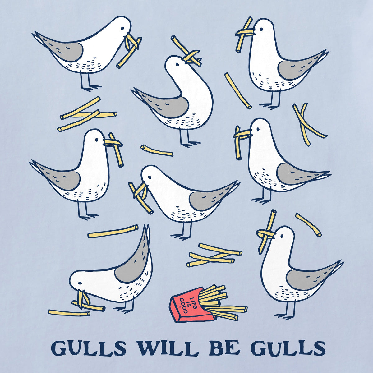 Women's Gulls Will Be Short Sleeve Crusher Tee product image 2