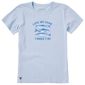 Women's Love Me Some Tinned Fish Short Sleeve Crusher Tee product image 1