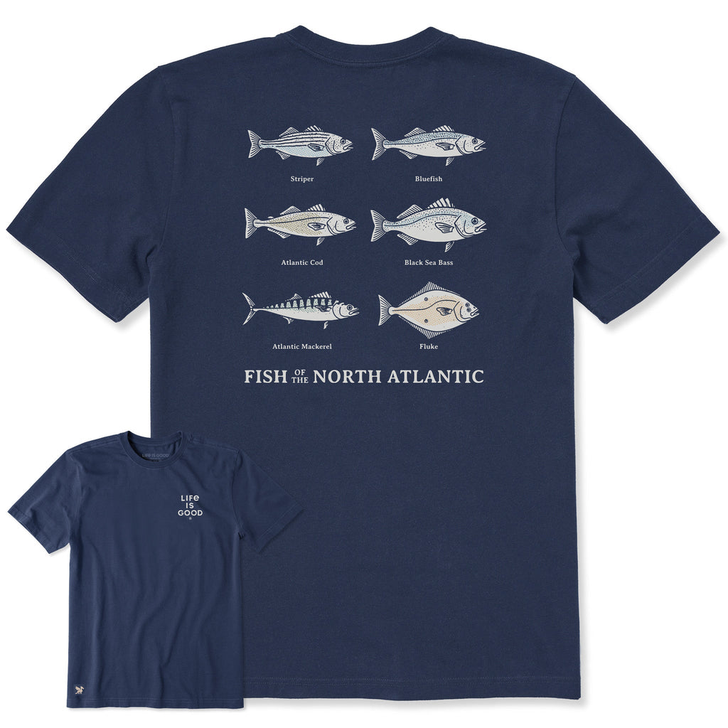 Men's Fish of North Atlantic Short Sleeve Crusher Tee product image 1