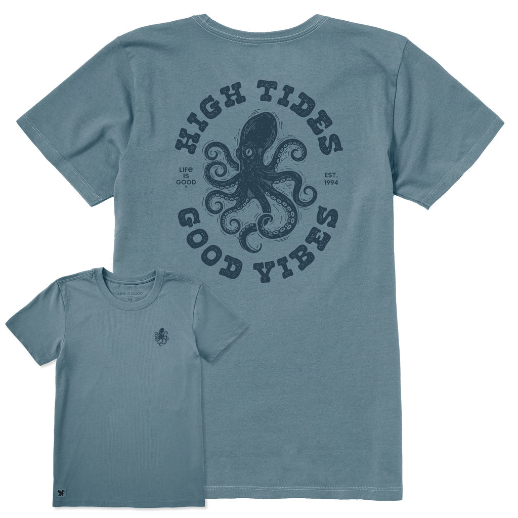 Women's High Tides Good Vibes Short Sleeve Crusher Tee product image 1