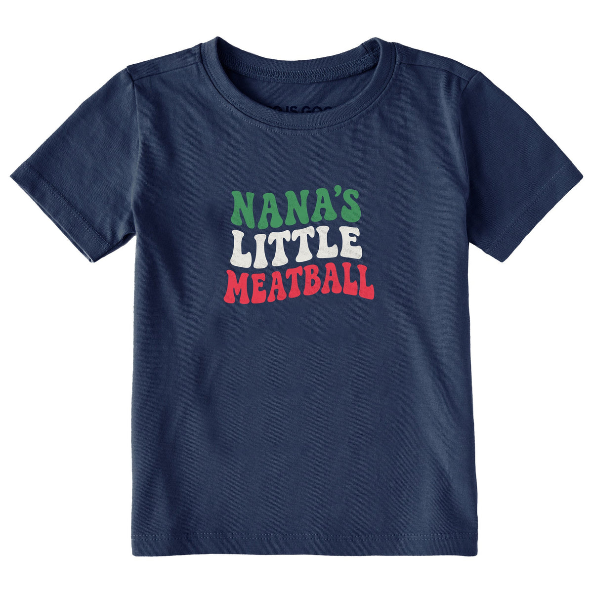 Toddler Nana's Little Meatball Short Sleeve Crusher Tee product image 1