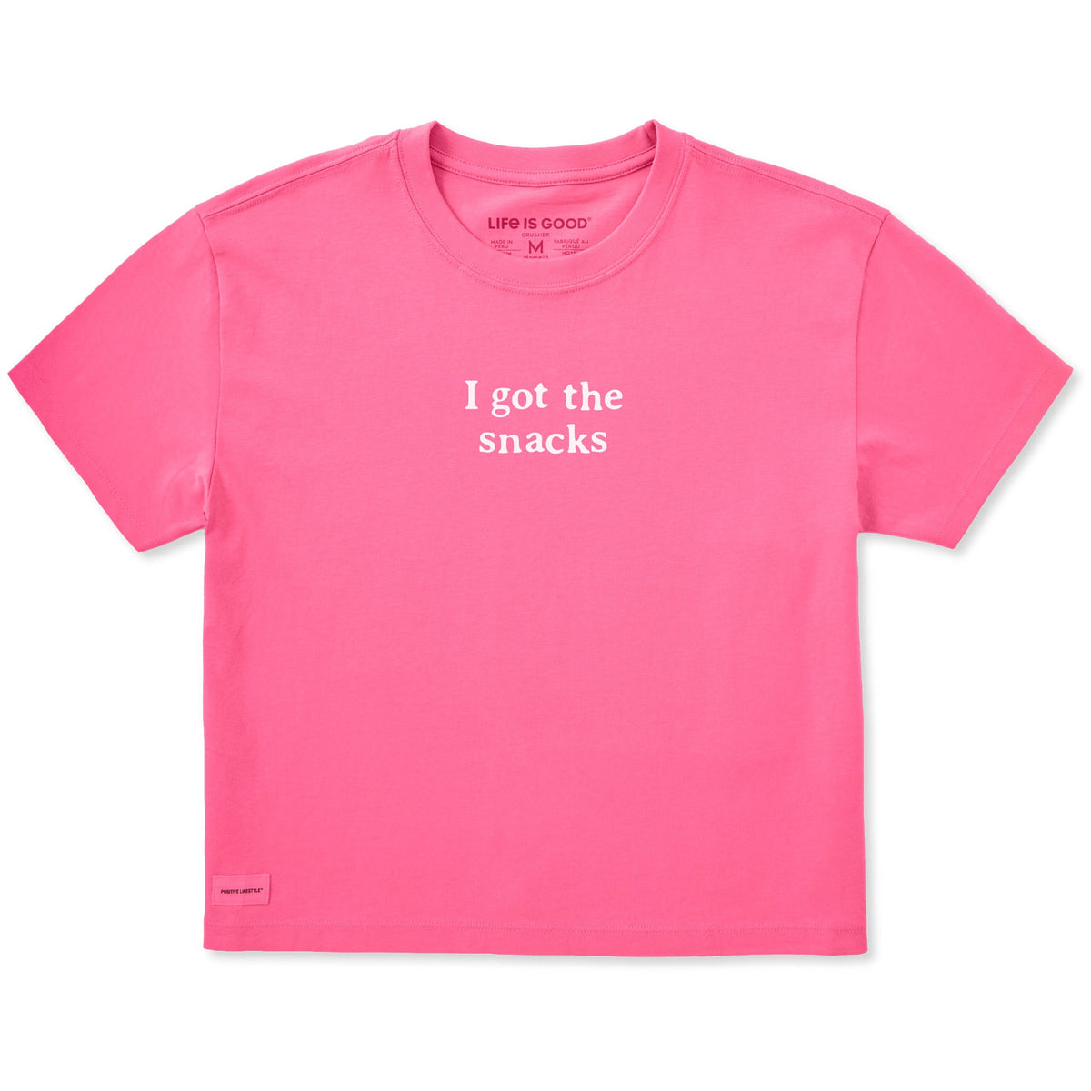 Women's I Got the Snacks Short Sleeve Crusher Boxy Tee product image 1