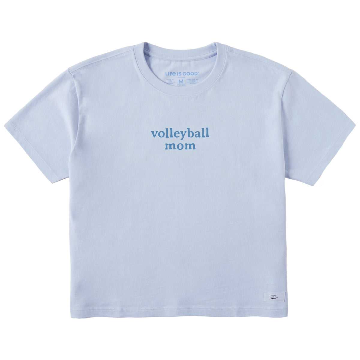 Women's Volleyball Mom Short Sleeve Crusher Boxy Tee product image 1