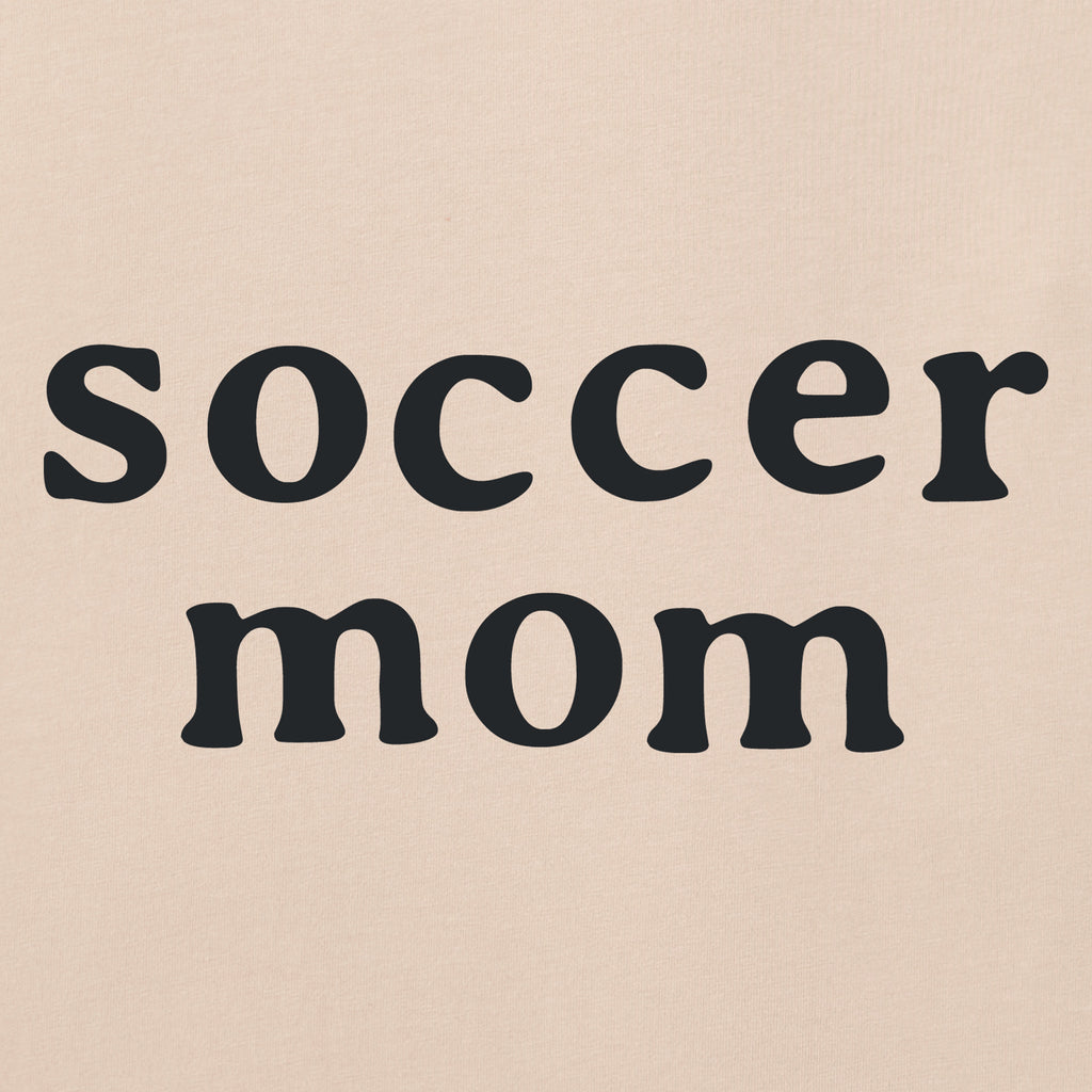Women's Soccer Mom Simple Short Sleeve Crusher Boxy Tee product image 2