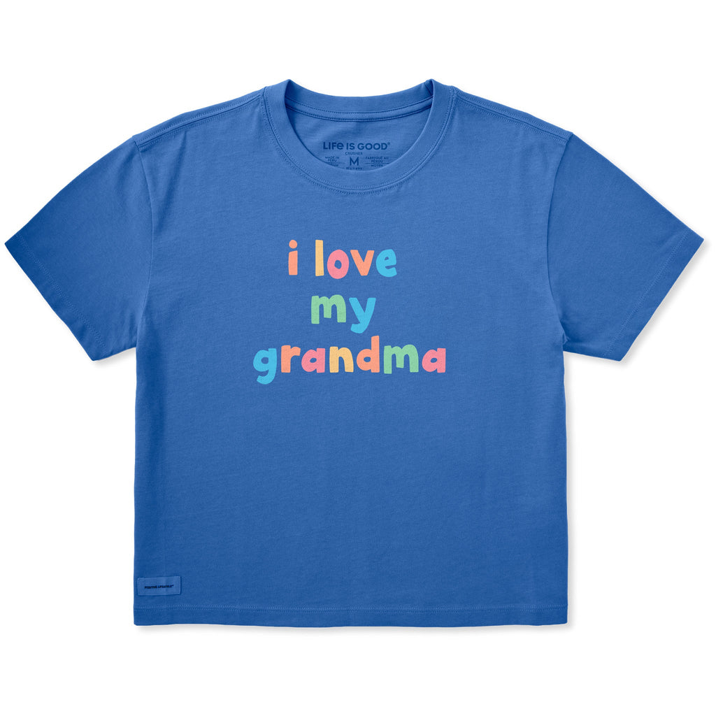 Women's I Love My Grandma Short Sleeve Crusher Boxy Tee product image 1