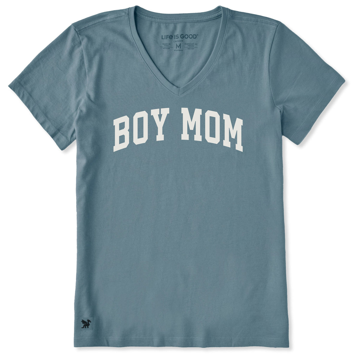 Women's Boy Mom Arch Short Sleeve Crusher Vee product image 1