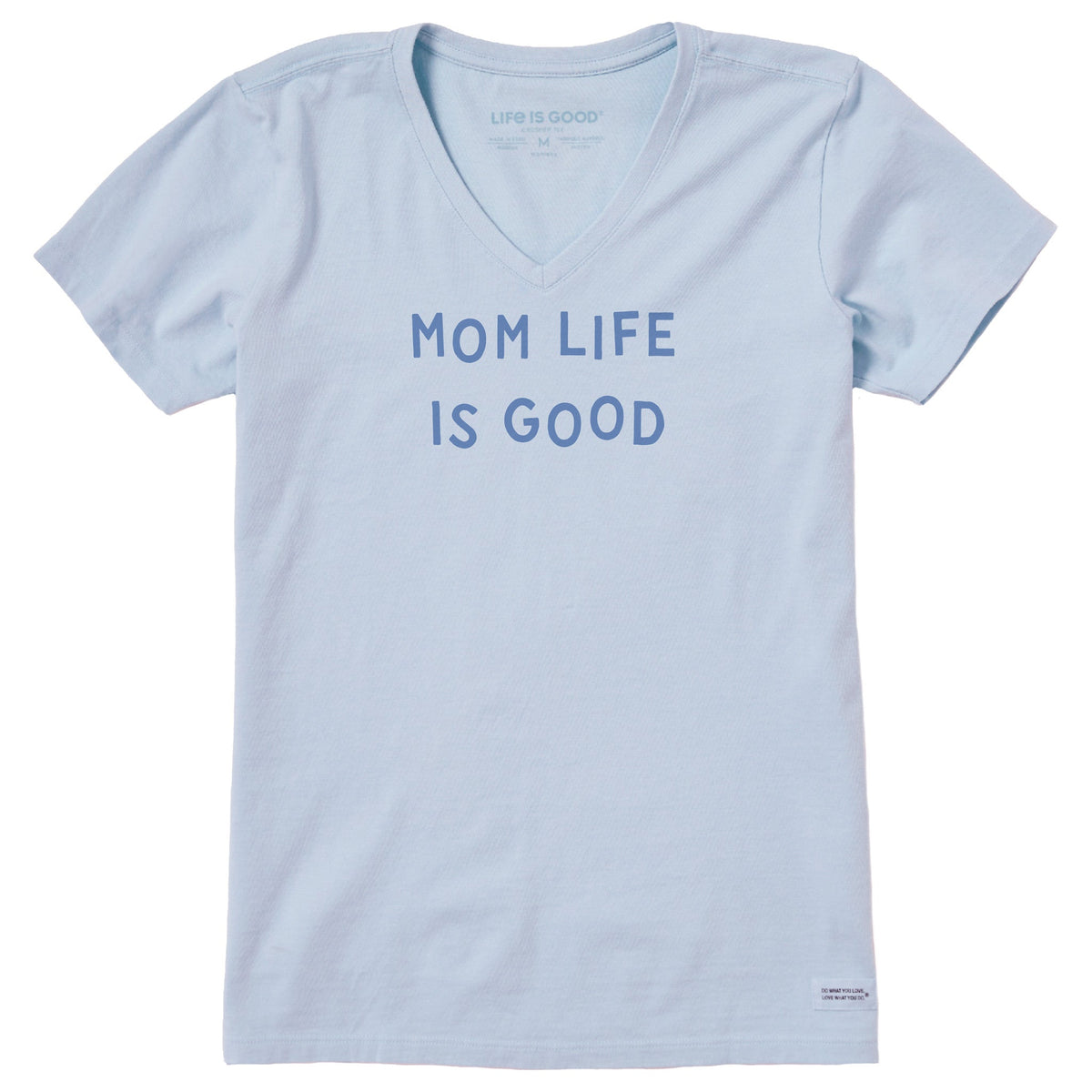 Women's Mom Life is Good Jumble Short Sleeve Crusher Vee product image 1