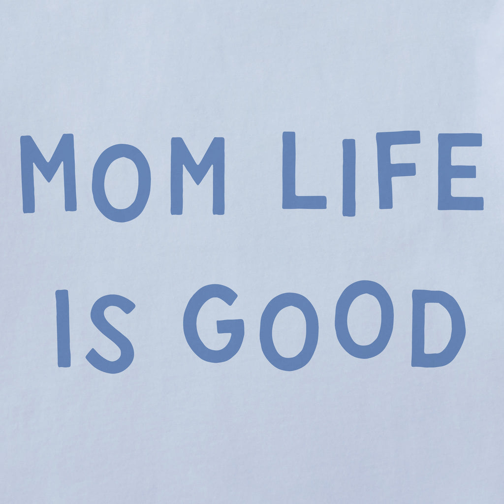 Women's Mom Life is Good Jumble Short Sleeve Crusher Vee product image 2