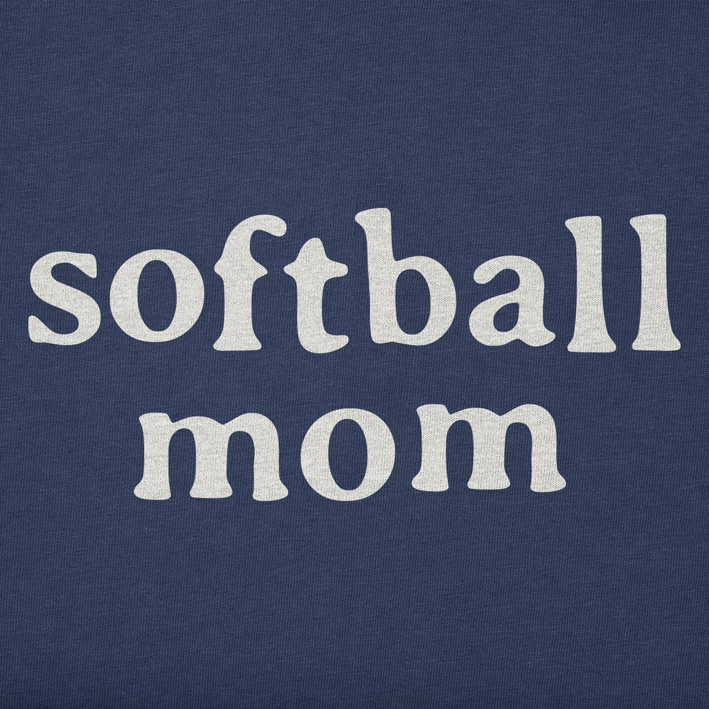Women's Softball Mom Short Sleeve Crusher Vee product image 2