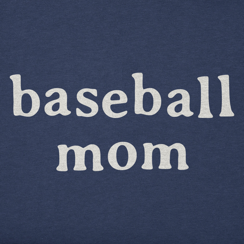 Women's Baseball Mom Simple Short Sleeve Crusher Vee product image 2