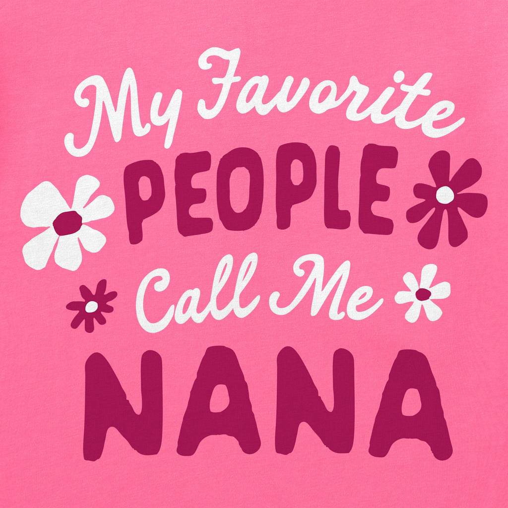 Women's My Favorite People Call Me Nana Short Sleeve product image 2