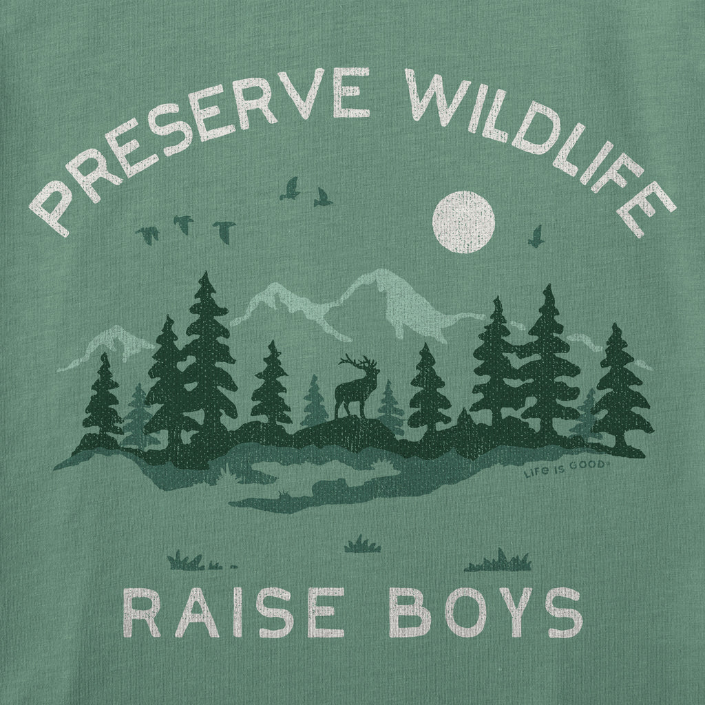 Women's Preserve Wildlife Raise Boys Short Sleeve Crusher product image 2