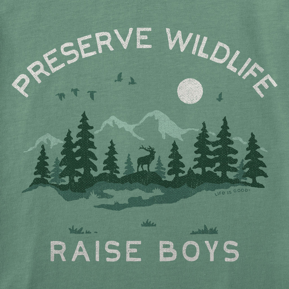 Women's Preserve Wildlife Raise Boys Short Sleeve Crusher product image 2