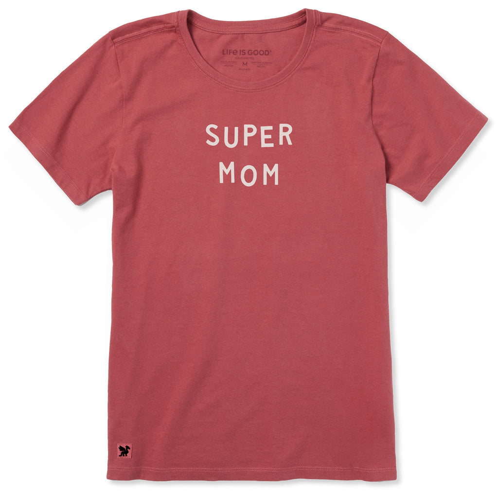 Women's Super Mom Jumble Short Sleeve Crusher Tee product image 1