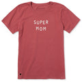 Women's Super Mom Jumble Short Sleeve Crusher Tee product image 1