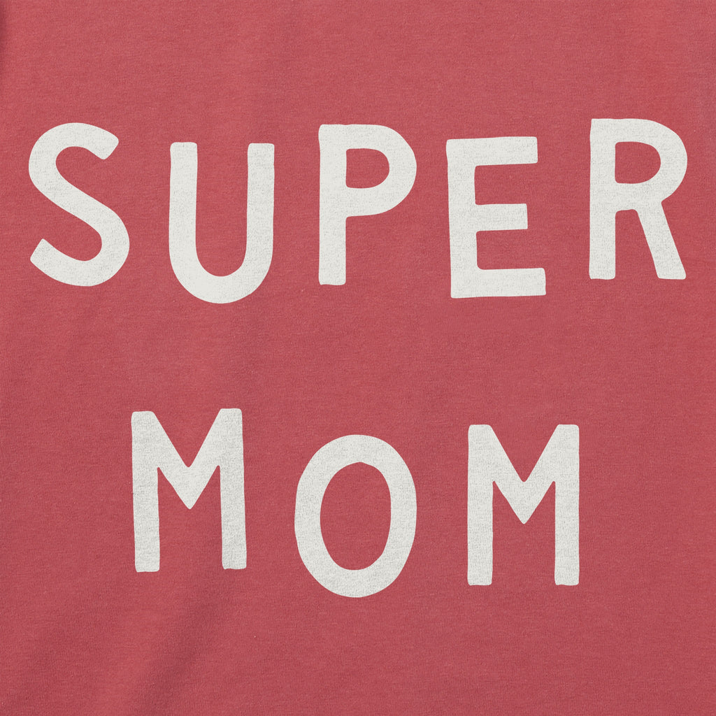 Women's Super Mom Jumble Short Sleeve Crusher Tee product image 2
