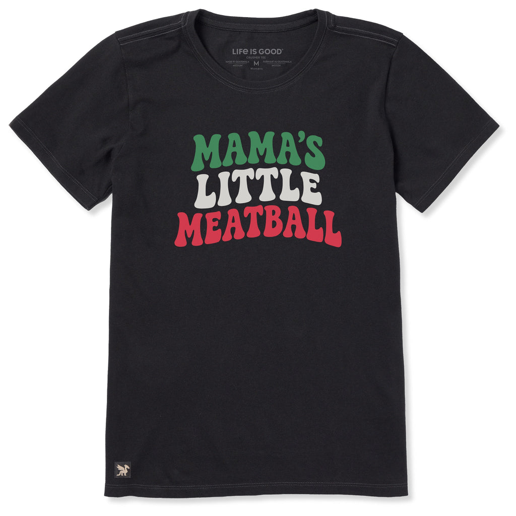 Women's Mama's Little Meatball Short Sleeve Crusher Tee product image 1