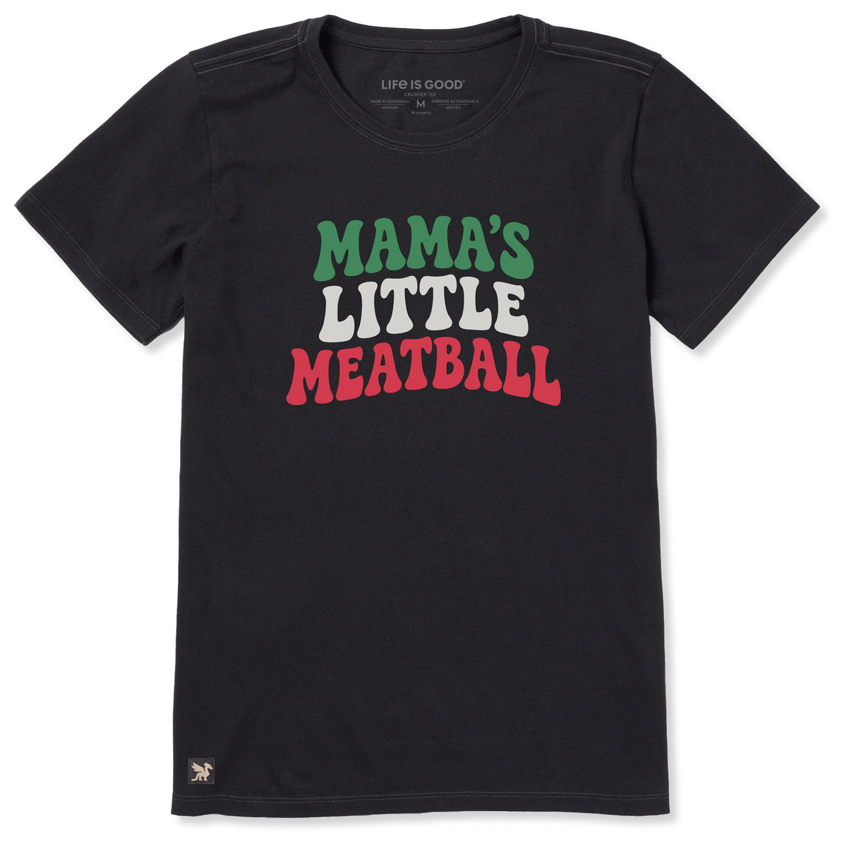 Women's Mama's Little Meatball Short Sleeve Crusher Tee product image 1