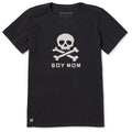 Women's Boy Mom Skull Short Sleeve Crusher Tee product image 1