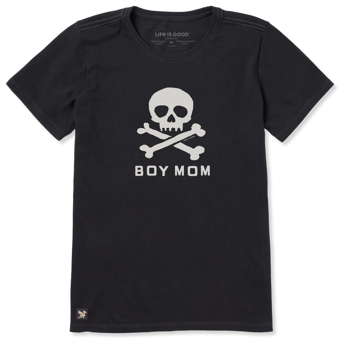Women's Boy Mom Skull Short Sleeve Crusher Tee product image 1