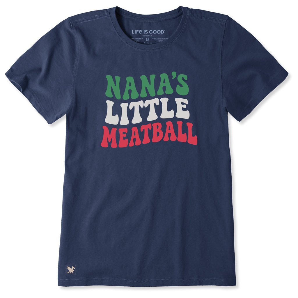 Women's Nana's Little Meatball Short Sleeve Crusher Tee product image 1