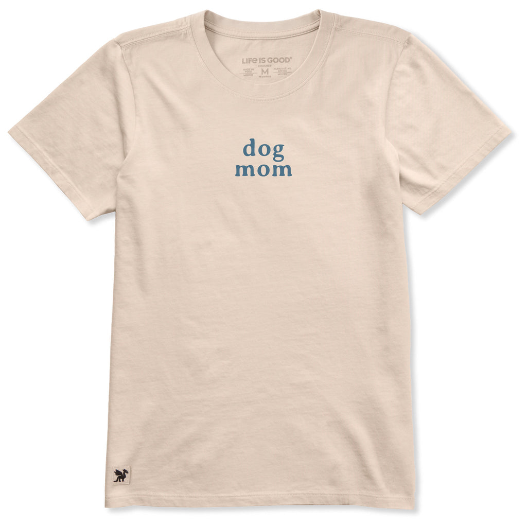 Women's Dog Mom Simple Short Sleeve Crusher Tee product image 1